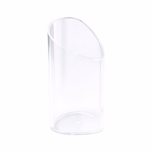 Slanted Style Plastic Cup - 100pcs 2.7 oz