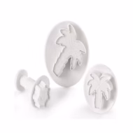 Palms and Sun Plunger Cutter 3pcs