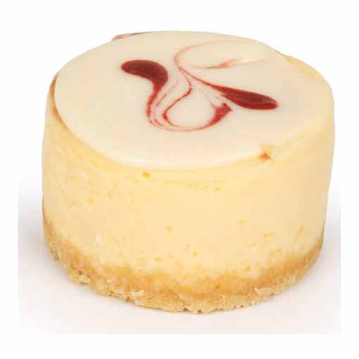 White Chocolate Raspberry Cheesecake 3" (24 pcs)